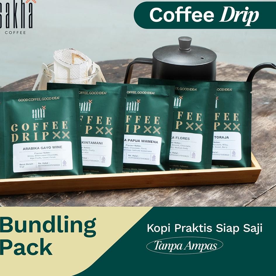 

♚ Drip Bag Arabica Kopi Instan Siap Seduh 5 Dan 10 Pcs ❇