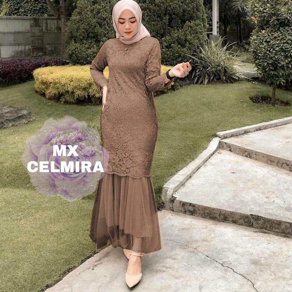 Terlaris MX CELMIRA /MAXI DUYUNG BRUKAT/GAMIS DUYUNG/GAMIS BRUKAT/GAUN KONDANGAN / GAUN UNDANGAN ✧xg