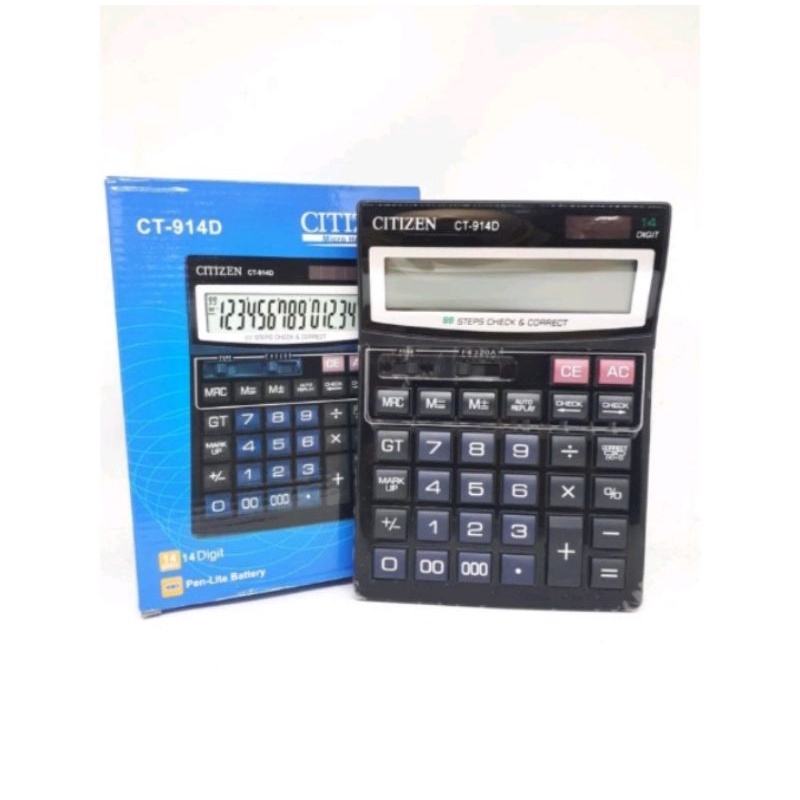 

KALKULATOR CITIZEN CT-914D 14 DIGIT - CALCULATOR CT914D 14DIGIT
