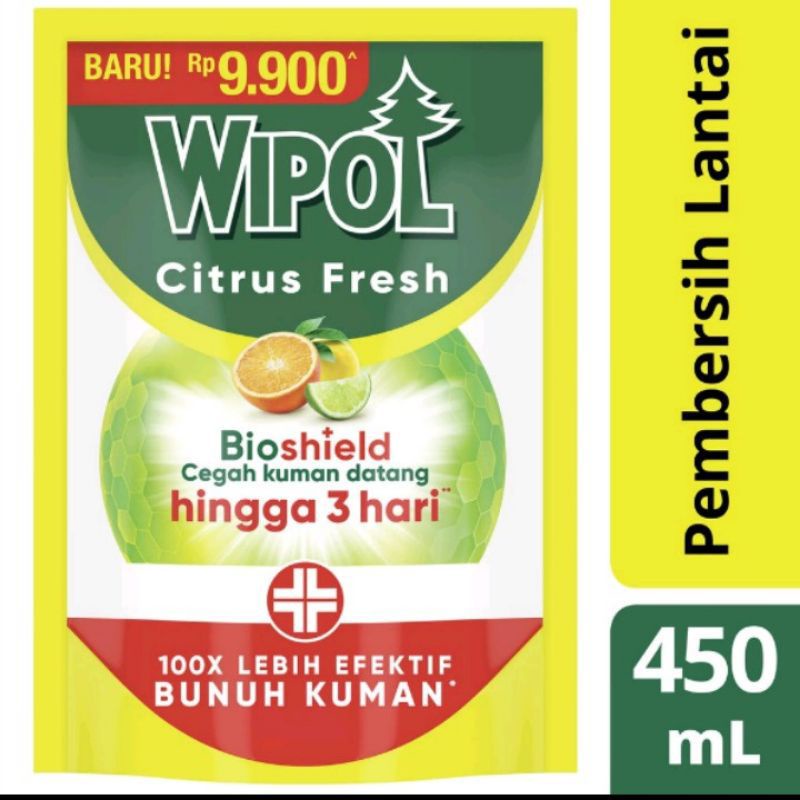 Wipol citrus fresh bioshield 450ml