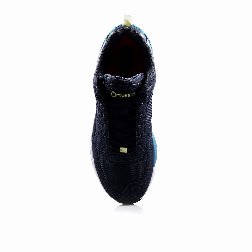 SEPATU SNEAKERS RUNNING ORTUSEIGHT MONTREAL - NAVY WHITE LIME