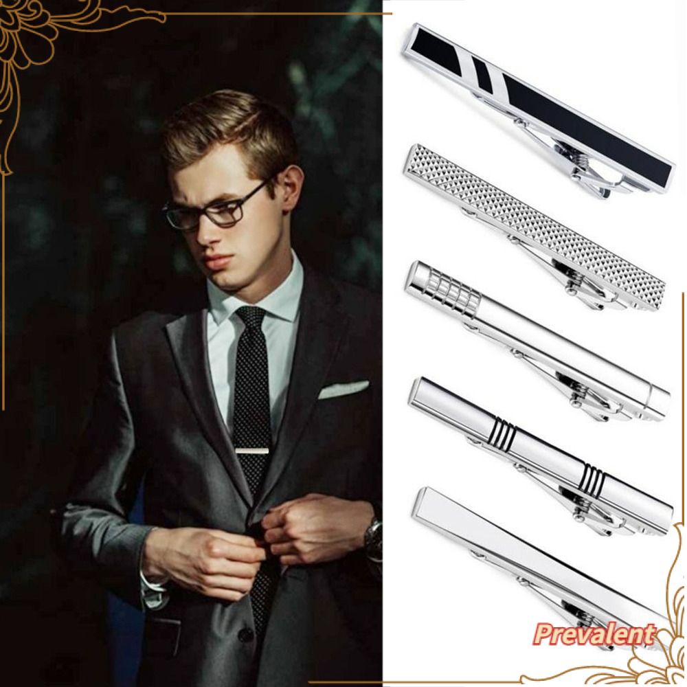 Preva Tie Clip Pin Dasi Bisnis Metal Stylish