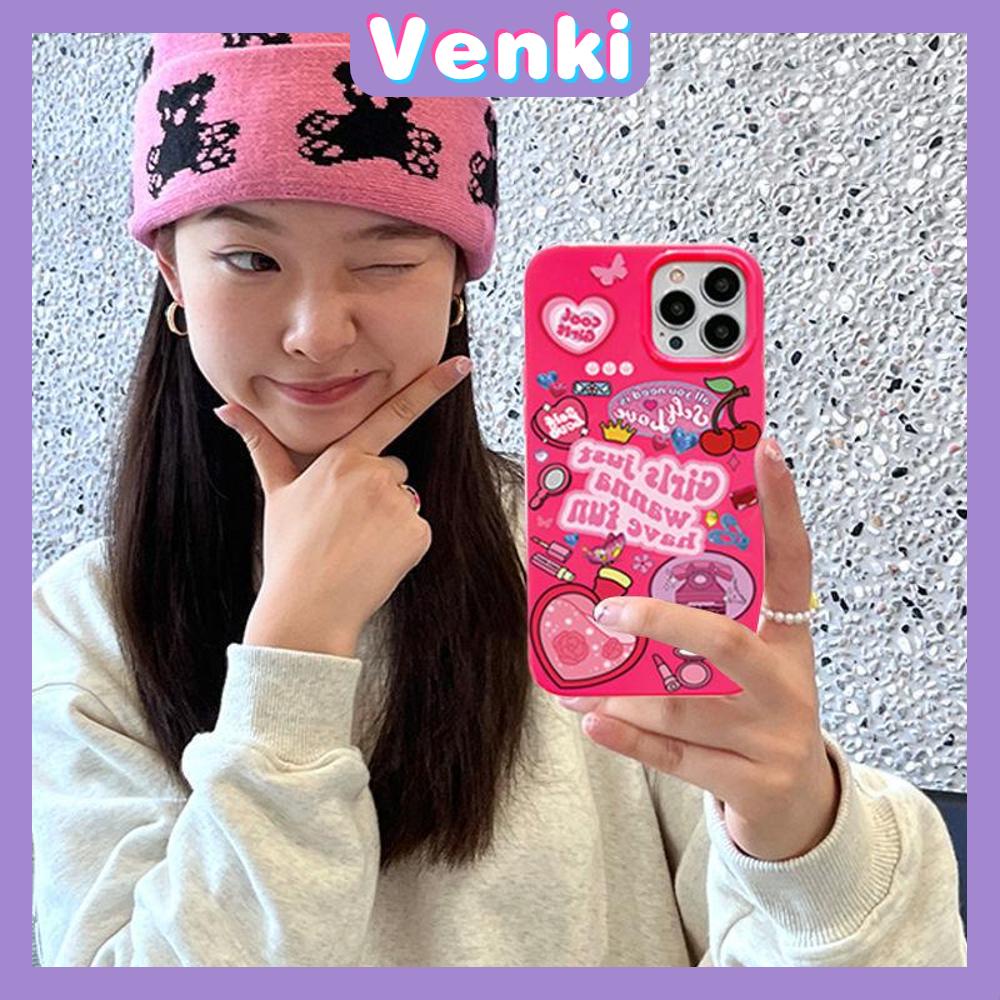 iPhone Case Soft TPU Glossy Pink Candy Case Perfume Cherry Camera Protection Shockproof For iPhone 14 13 12 11 Pro Max 7 8 Plus X XR