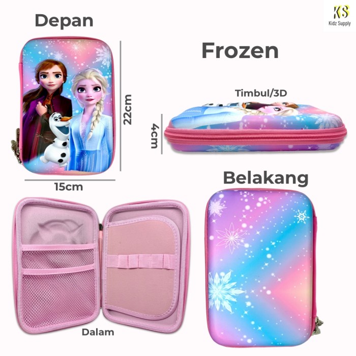 

BISA COD Tempat Pensil Unicorn Kotak Pensil anak perempuan Hardcase 3D lucu