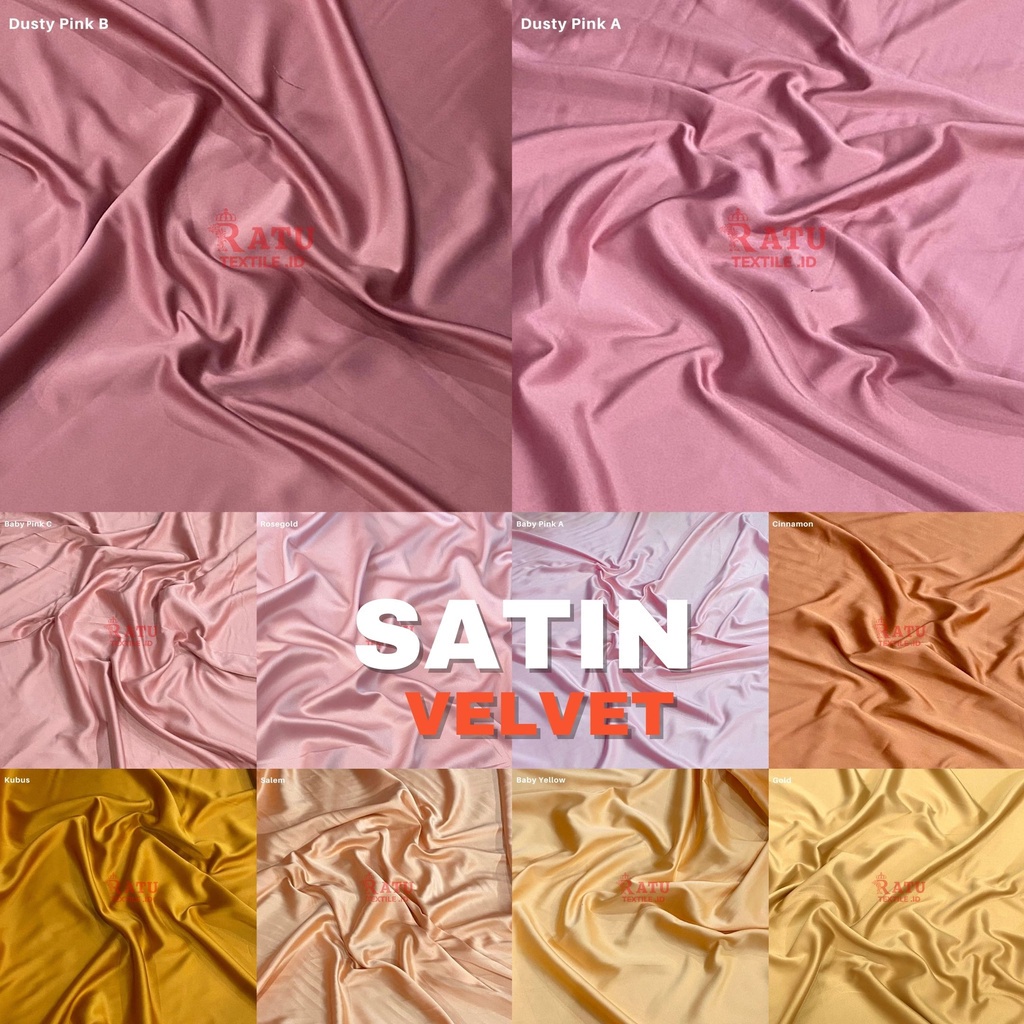 Kain Satin Velvet / Velvet Murah / Velvet Satin