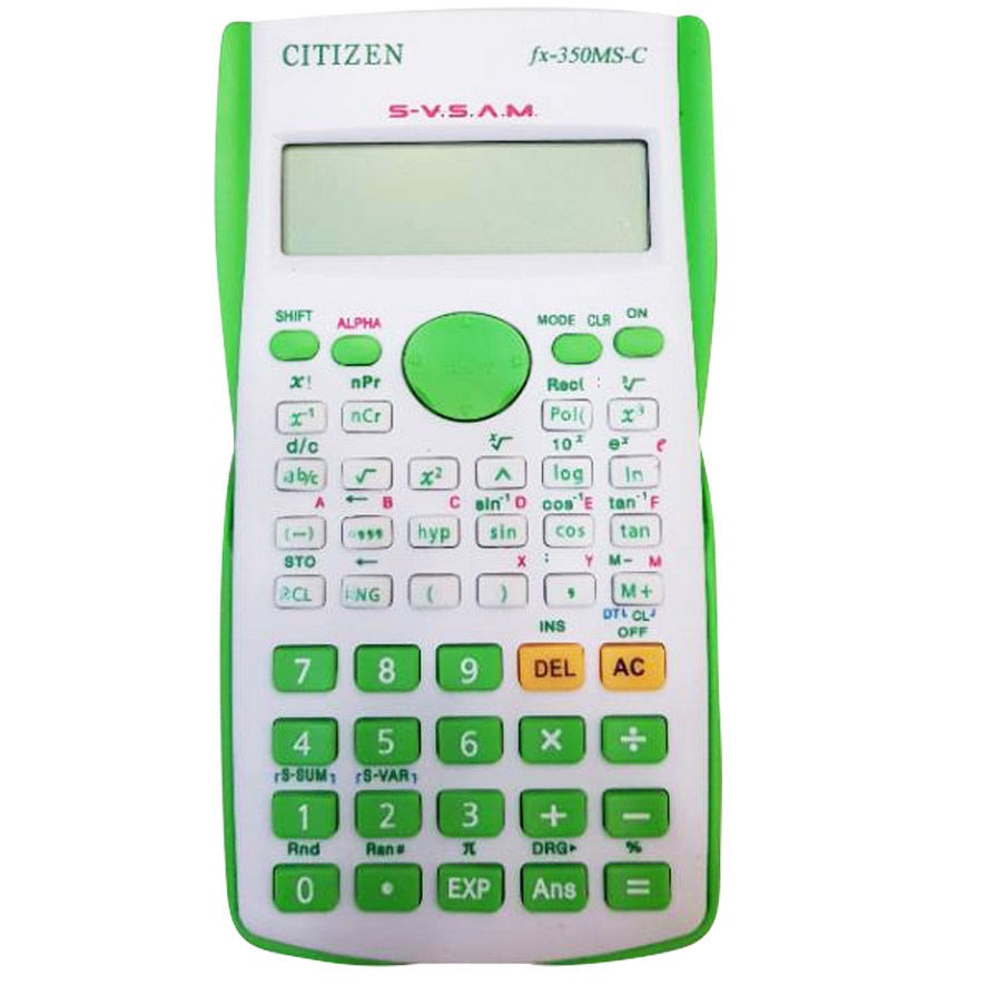 

Terlaris ✨ -Kalkulator Citizen Fx 350 ES FX 350 MS Warna Calculator Citizen Fx 350 ES - 10 Digit- 2.2.23