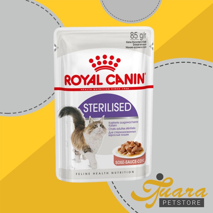 Makanan Basah Kucing Steril Royal Canin Sterillised Cat Food 85 Gram