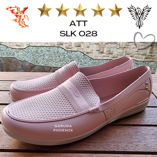 Sepatu Slip On Wanita ATT SLK 028 Lentur Anti Air Trendy 37-40