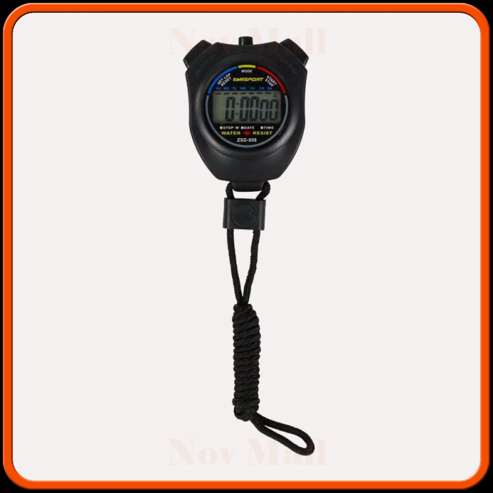 Stopwatch Profesional LCD dengan Strap -SP992