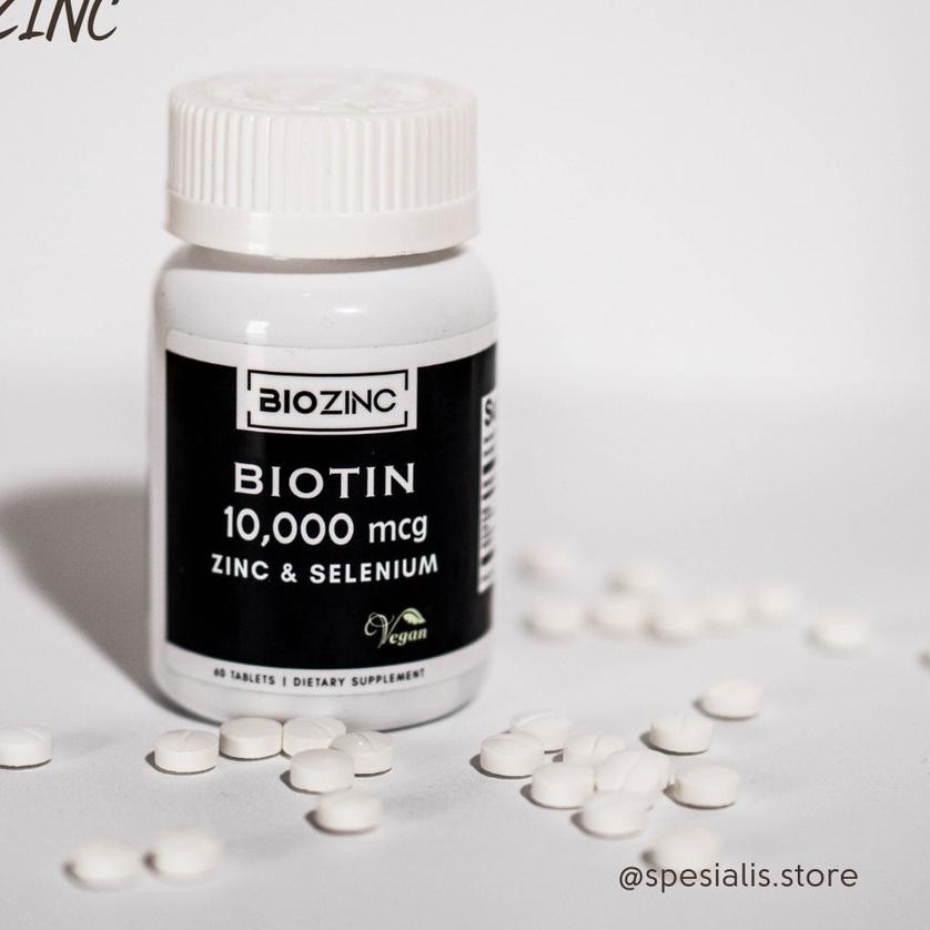 ➪ BIOZINC (BIOTIN mg + zinc dan selenium) 60 tabs ◘