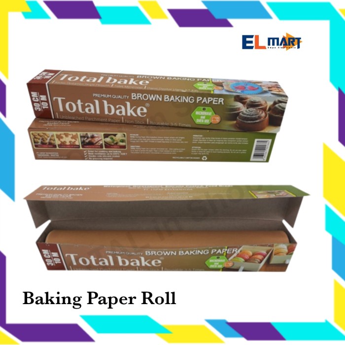 Baking Paper Roll Anti Lengket Kertas Alas Loyang Roti Panggang Oven