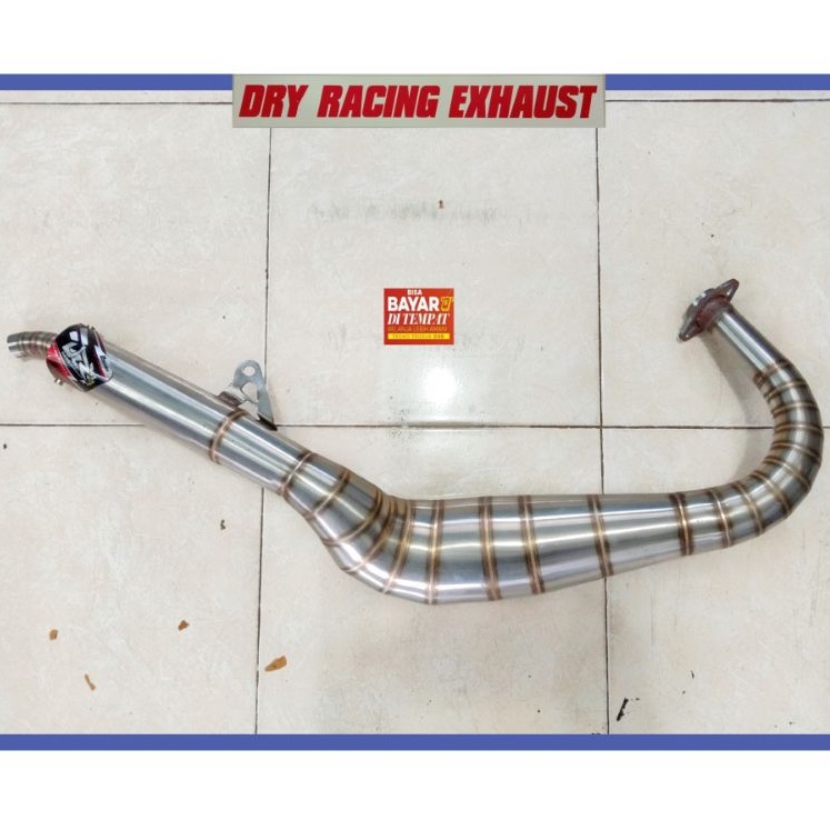 KNALPOT RX KING RX SPESIAL KOLONG PYTON FULL STENLESS DRYRACINGEXHAUST