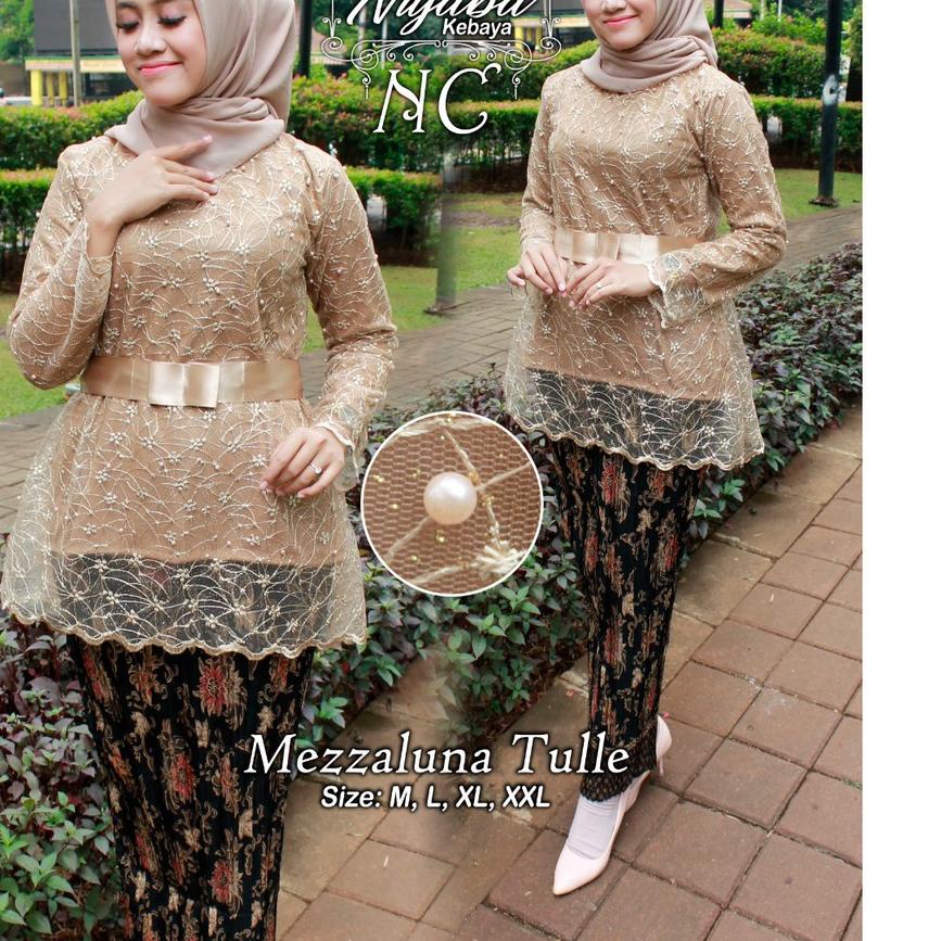 ➷ SET KEBAYA TULLE MEZALUNA / KEBAYA TULLE / KEBAYA MODERN / KEBAYA WISUDA / KEBAYA MURAH ✬