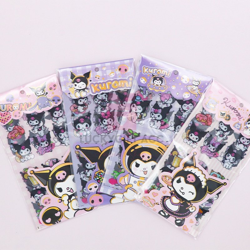 

( 4 LBR) STICKER 2D MINI AESTHETIC SANRIO / STIKER DECOR ANAK CINNAMOROLL/ KUROMI / MELODY/ STICKER WATERPROOF AEESTHETIC