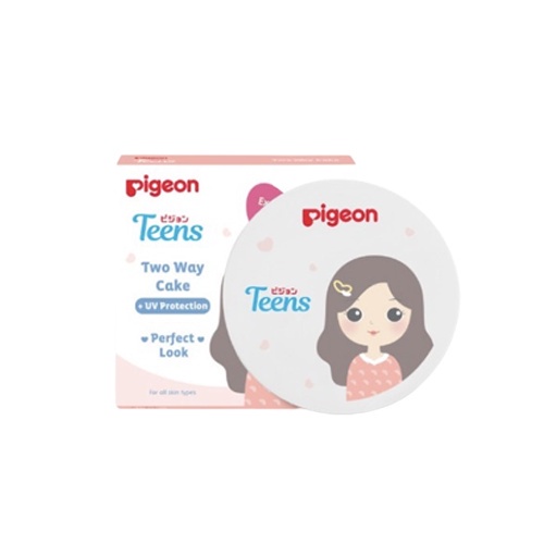 PIGEON Two Way Cake Bedak Wajah Foundation BPOM 14gr