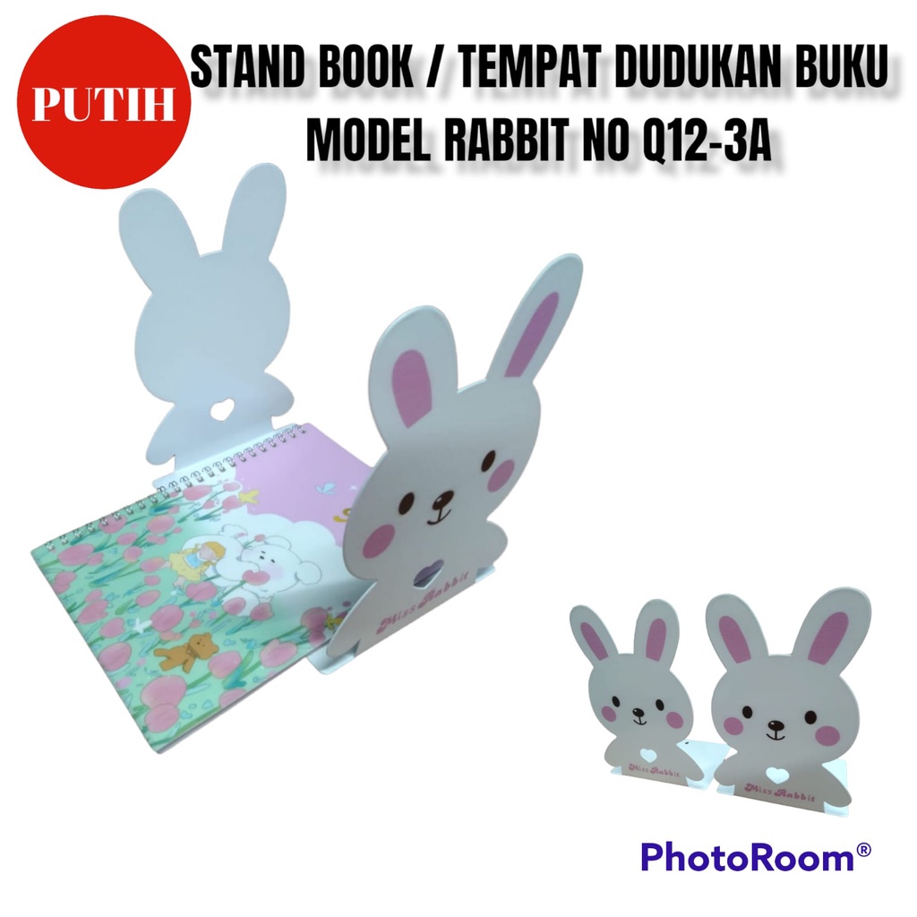 

Terlaris ✨ -Stand book 2pics / 2buah Book Stand Rabbit Q12-3A / 1set Pembatas Buku Fancy- 2.2.23