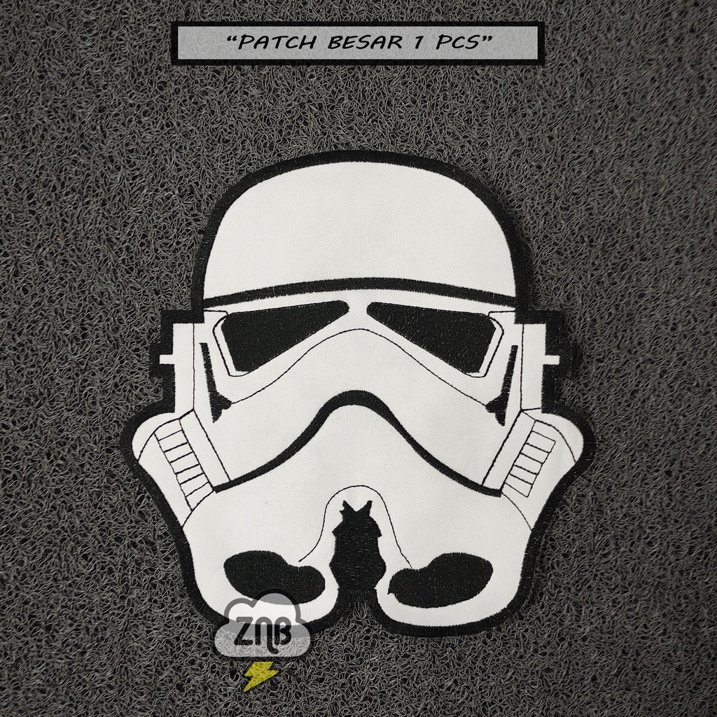 EKSTRA PATCH BACKPATCH PATCH PUNGGUNG STARWARS EMBLEM WOVEN BORDIRAN