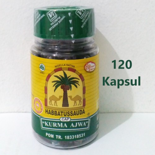 Habbatussauda cap Kurma Ajwa 210 Kapsul / 120 kapsul ORIGINAL-BPOM