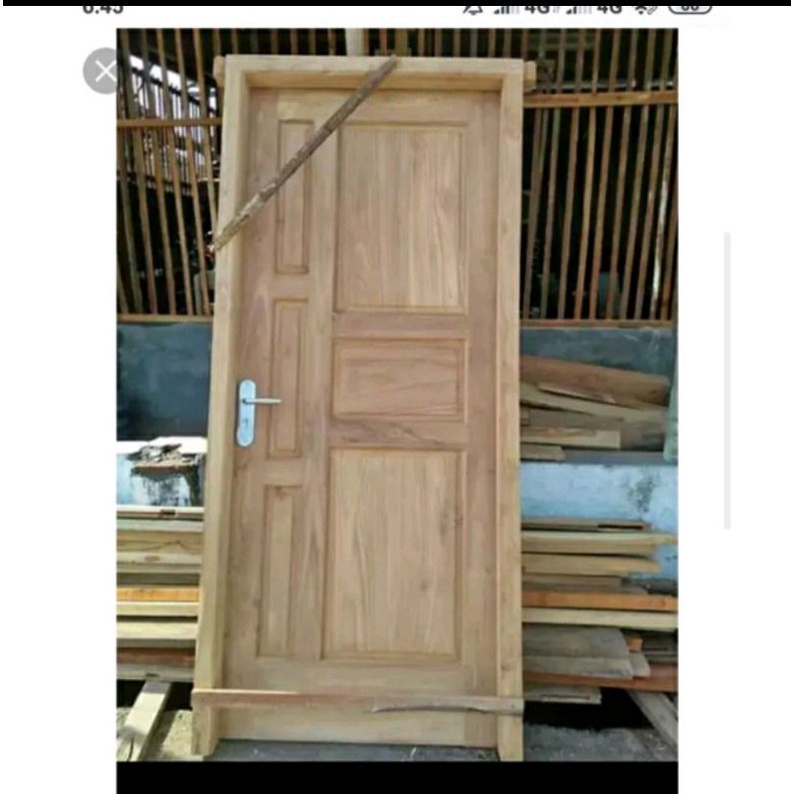 kusen pintu/jendela kusen/pintu kamar bahan kayu jati