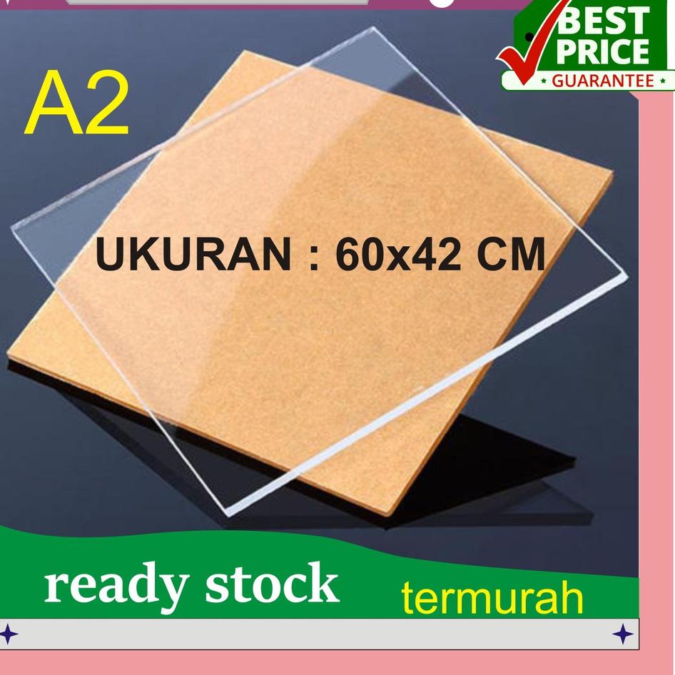 

Paket Promo AKRILIK TRANSPARAN / MIKA BENING 3MM A2 42X60CM