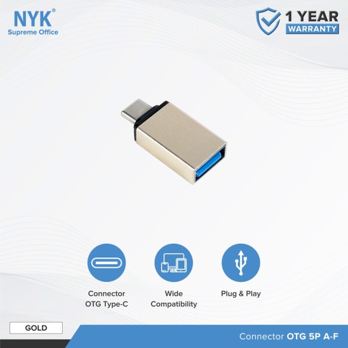 Adaptor Converter Adapter OTG USB to TypeC 3.0 Fast Speed NYK