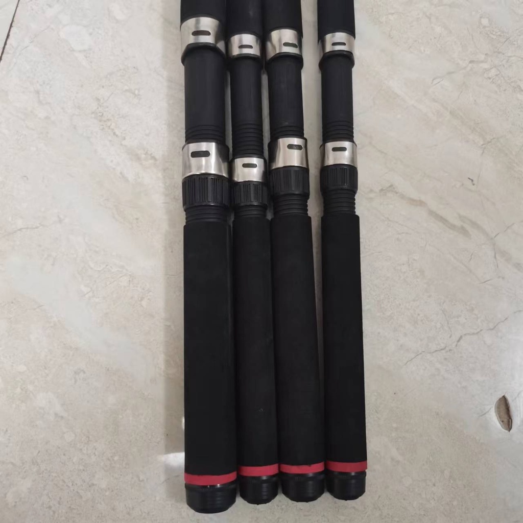 JORAN PANCING CARBON FIBER 1.8m/2.1m/2.4m Telescopic Rod  stik pancing joran pancing joran pancing murah  joran tegek pancing laut kuat