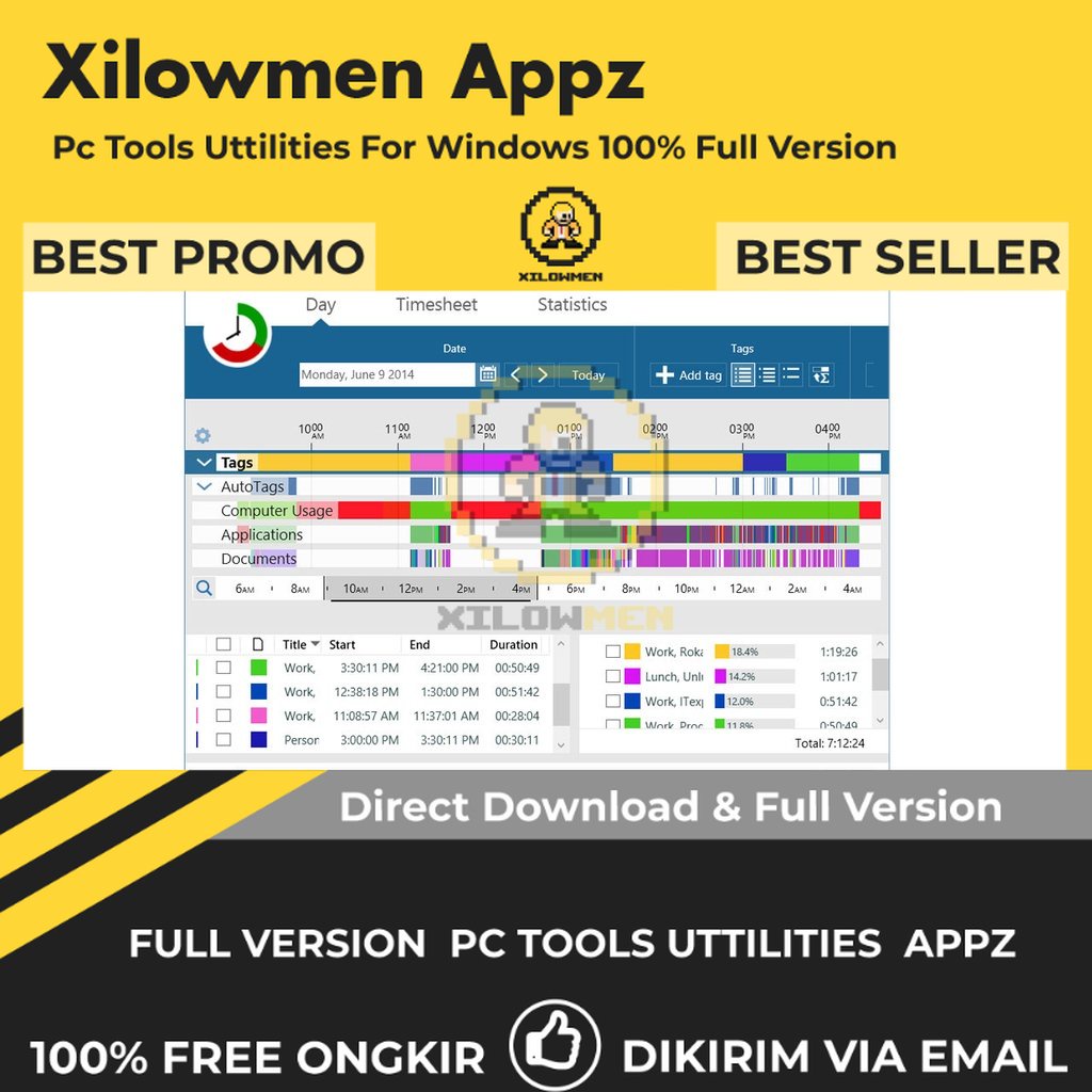 [Full Version] ManicTime Professional Pro PC Tools Software Utilities Lifetime Win OS