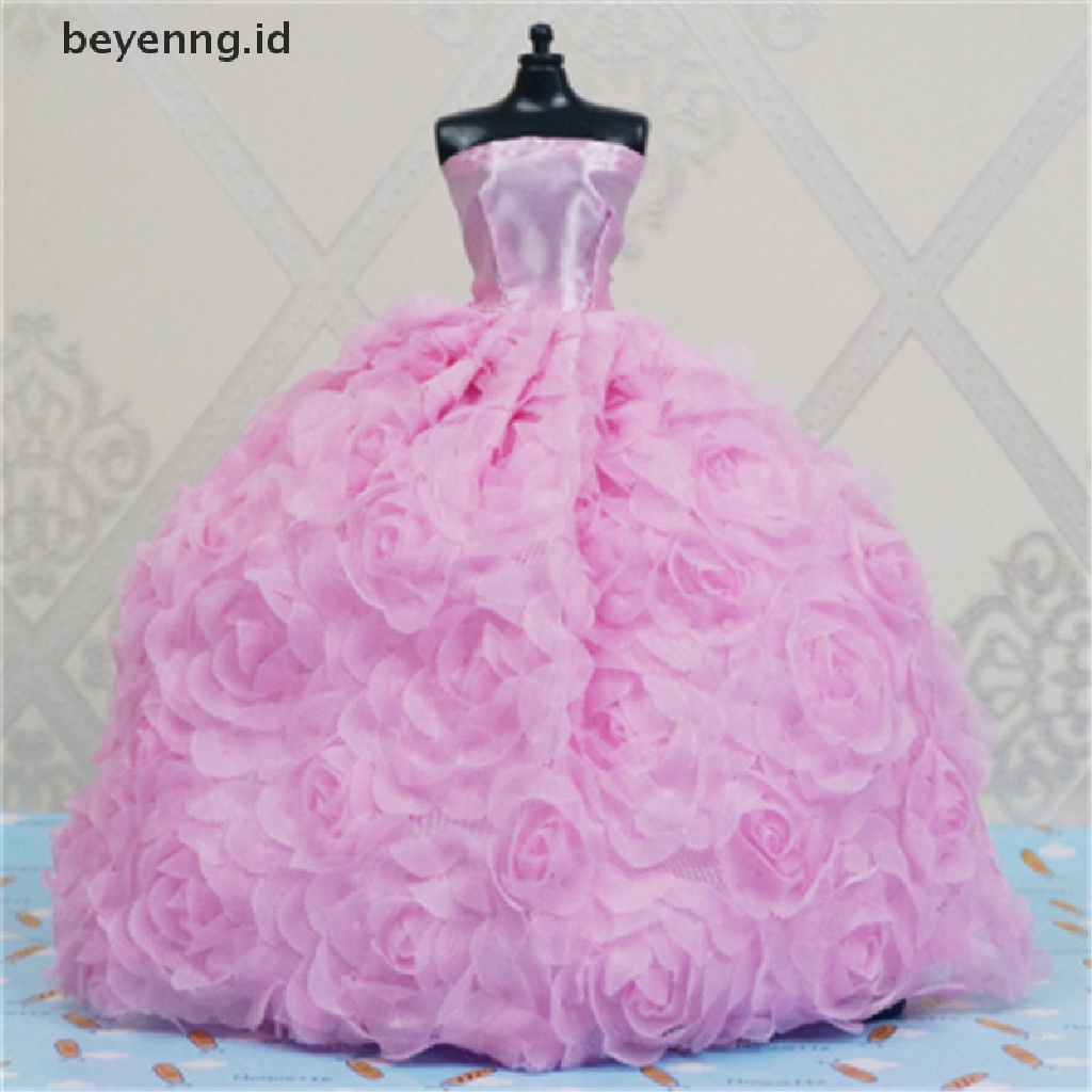 Beyen Baju Gaun Pesta Pernikahan Princess Handmade Pakaian Gaun Untuk Hadiah Boneka ID