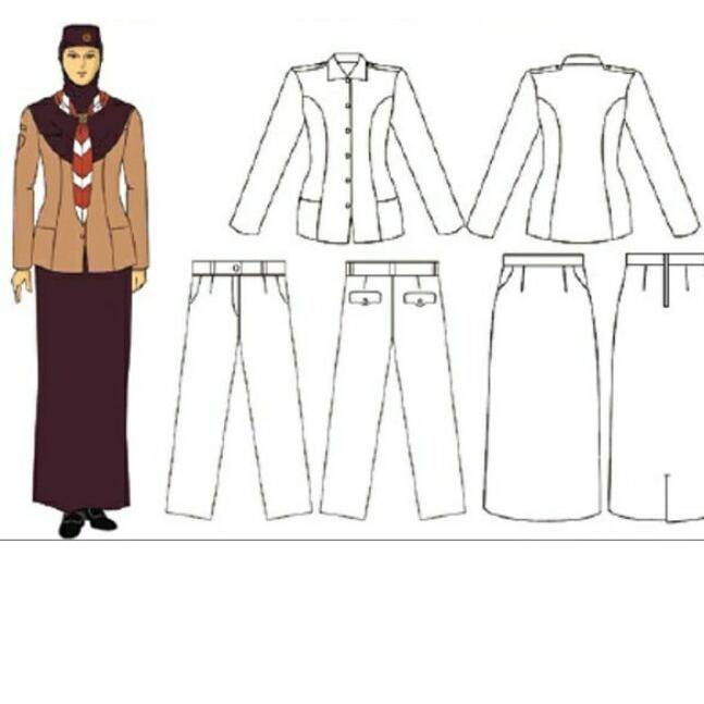 ♨ STELAN PRAMUKA PUTRI  PEMBINA PEREMPUAN PANJANG RAPILO, PRAMUKA GURU PEREMPUAN,  PRAMUKA PNS PEREM