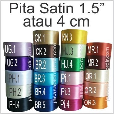 

AIM24- Pita Satin 1.5 inch atau 4cm - Tulis dicatatan