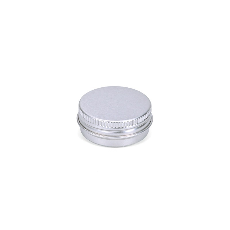 Kaleng Kotak Aluminium Bulat/Screw Top Lid Storage Beard Lip Balm Oil Craem Kaleng Kosong