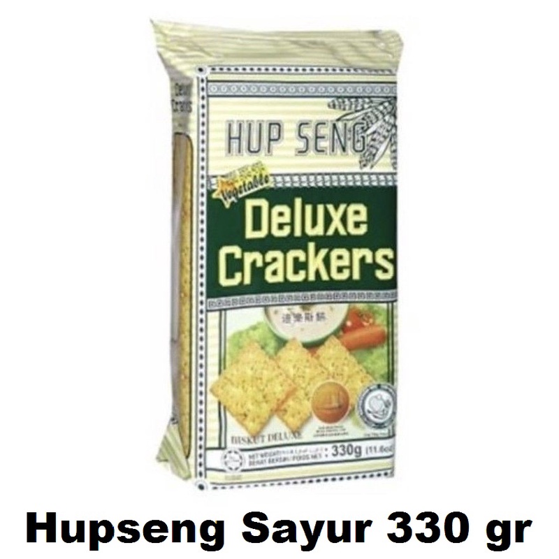 

Hup Seng Vegetables Deluxe Crackers 330 gr - Hupseng Sayur 330 gr