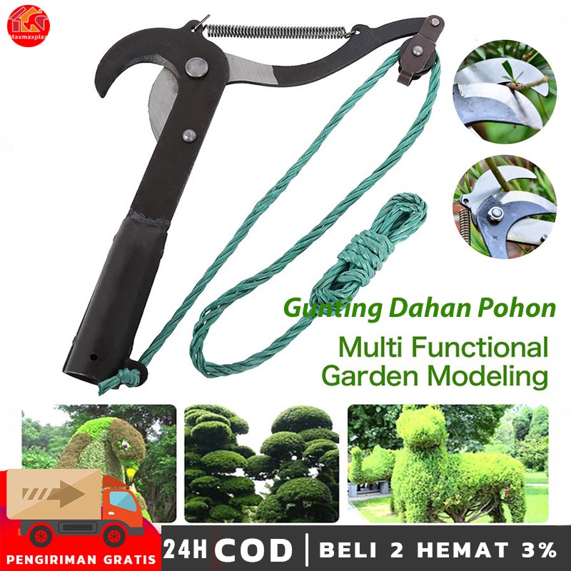 (FreeOngkir) Gunting Dahan /Tree Pruner/Gunting Dahan Tarik/Gunting Tali Gergaji Pohon Anti Karat