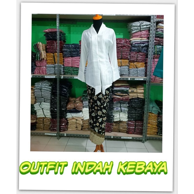 IndahKebaya • SETELAN KEBAYA FLOY BALOTELLI / 13 WARNA BEST SELLER / FLOY KUTUBARU ENCIM / KEBAYA PESTA ACARA NATALAN KARTINI KONDANGAN SERAGAMAN / WARNA MERAH CABE NAVY SILVER HITAM PUTIH MAROON PINK FANTA DUSTY GOLD TOSCA HIJAU BOTOL SALEM