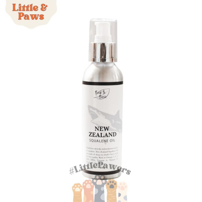 Back to Basic New Zealand Squalene Oil Vitamin Minyak Ikan Hiu Omega