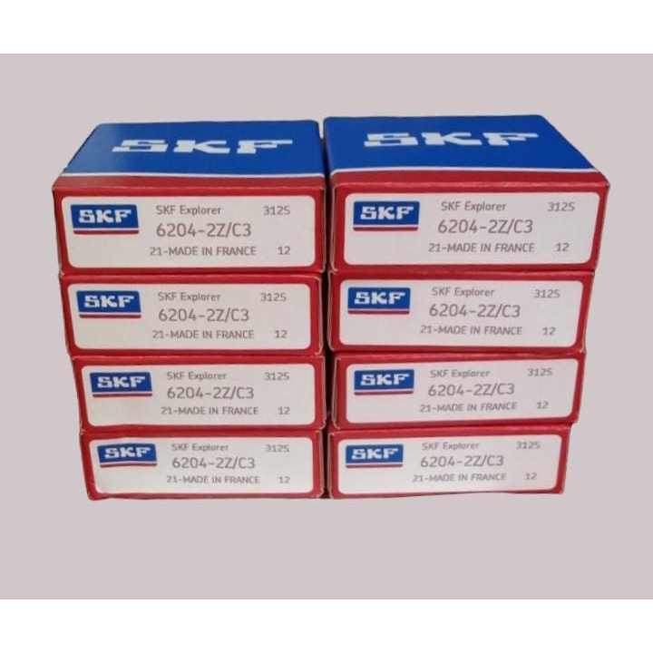 BALL BEARING 6204 ZZ C3 , 6204 2Z/C3 MERK SKF ORIGINAL