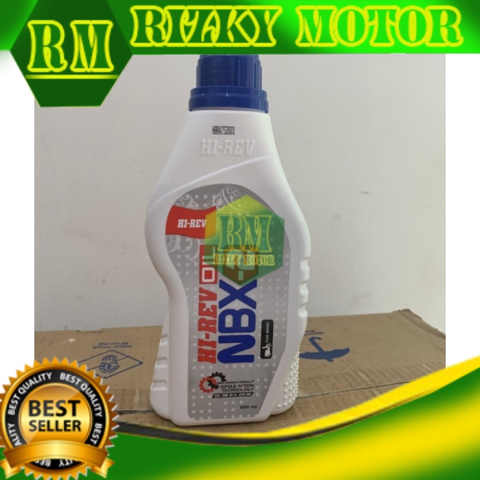 1 BOTOL 46 NBX-2 MATIC 08L 10W-30 SL JASO MB HI-REV OIL OLI MOTOR B Terpopuler RM1123