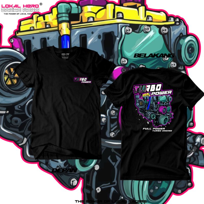 Kaos Otomotif Mobil Turbo Power