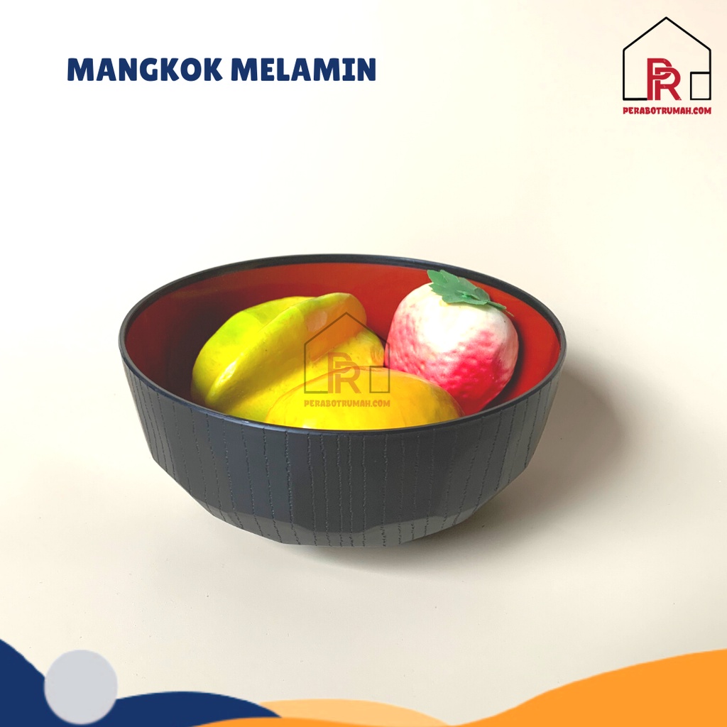 Mangkok Minori Plastik Tebal / Mangkuk Wadah Makanan / Bowl Jepang Alat Makan