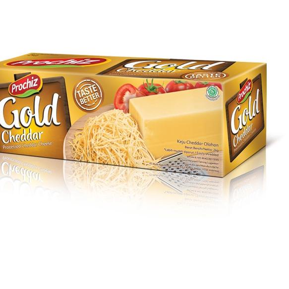 

❋ Keju Cheddar Prochiz Gold 2kg ➫