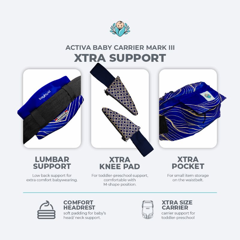 gendongan bayi activa baby Carrier mark III