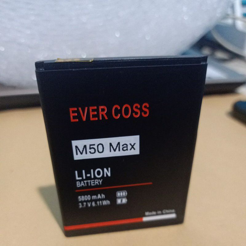 Baterai Batre Battrey Evercoss M50 Max 4G LTE For M50A Max Original