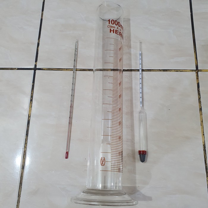 Terlaris Alat Ukur Berat Jenis Solar Hydrometer Solar 1 Set