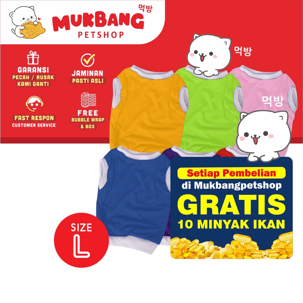 Baju Kucing Hoodie Lucu Murah Aksesoris Hewan Hoodie Combed Size L