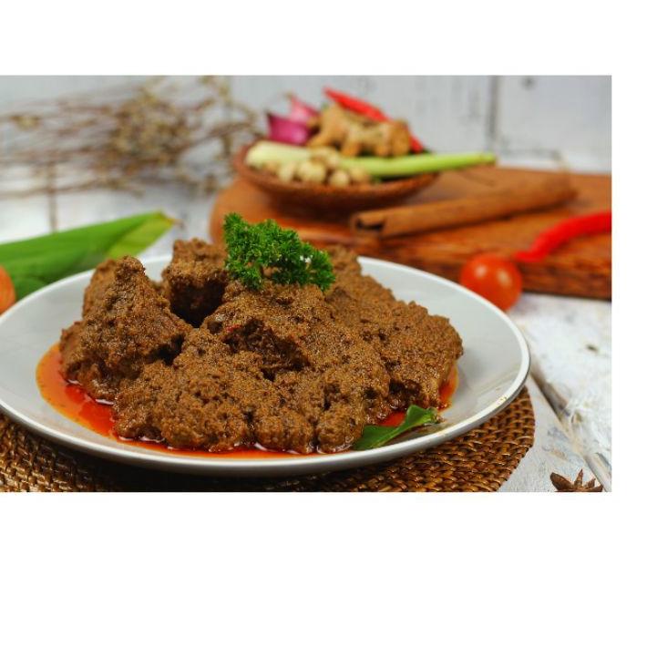 

✲ Restu Mande Rendang Sapi (Basah) Rendang Original 300 gr ➬