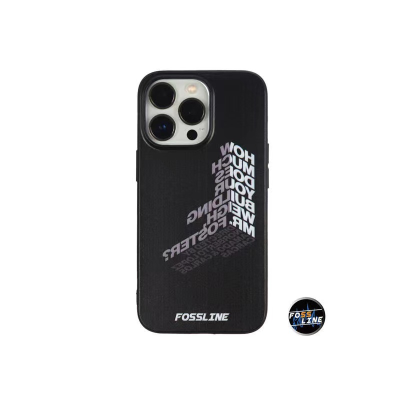 IPHONE Ins Tiga Font Kerucut Cocok Untuk Iphone14 14pro 14plus 13 13mini 13pro 13prm iPhone12 7Plus 8Plus Xr XS 13 12mini Pro Max Empat Sudut Casing Ponsel Tahan Guncangan