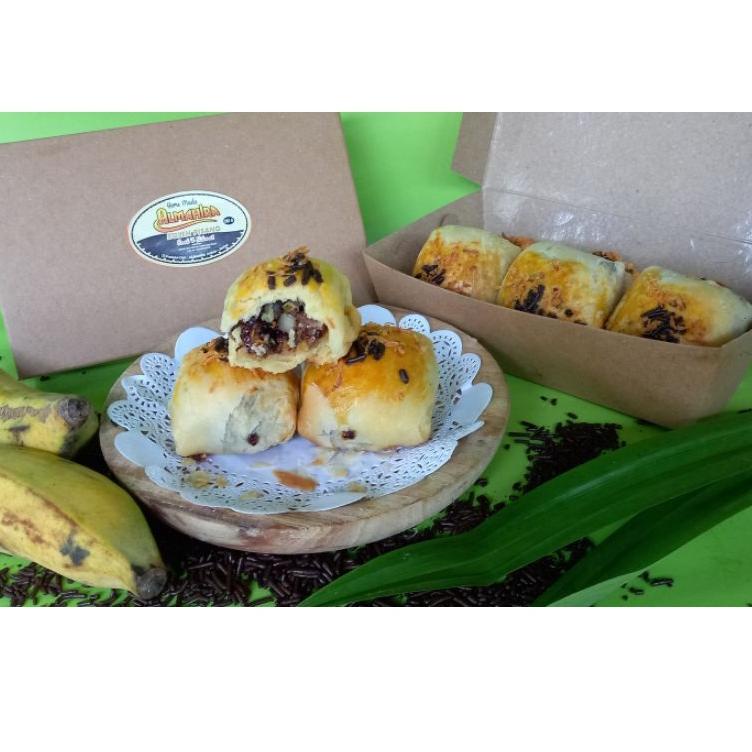 

I90 Bolen Pisang Coklat Keju ( 1 box isi 6 ) BELANJA MURMER ⇽