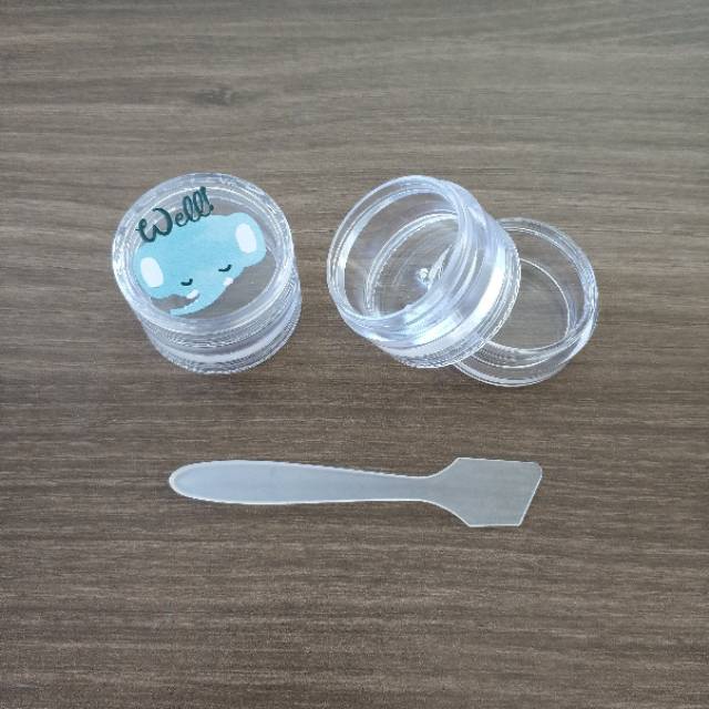 Tempat Cream isi 2  Container lotion Travel Karakter wadah Kosmetik
