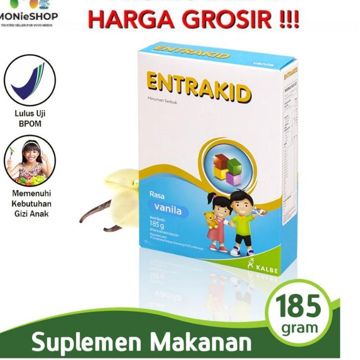 

➪ ENTRAKID VANILA COKLAT 185GR ANAK 1-5 TH ❅