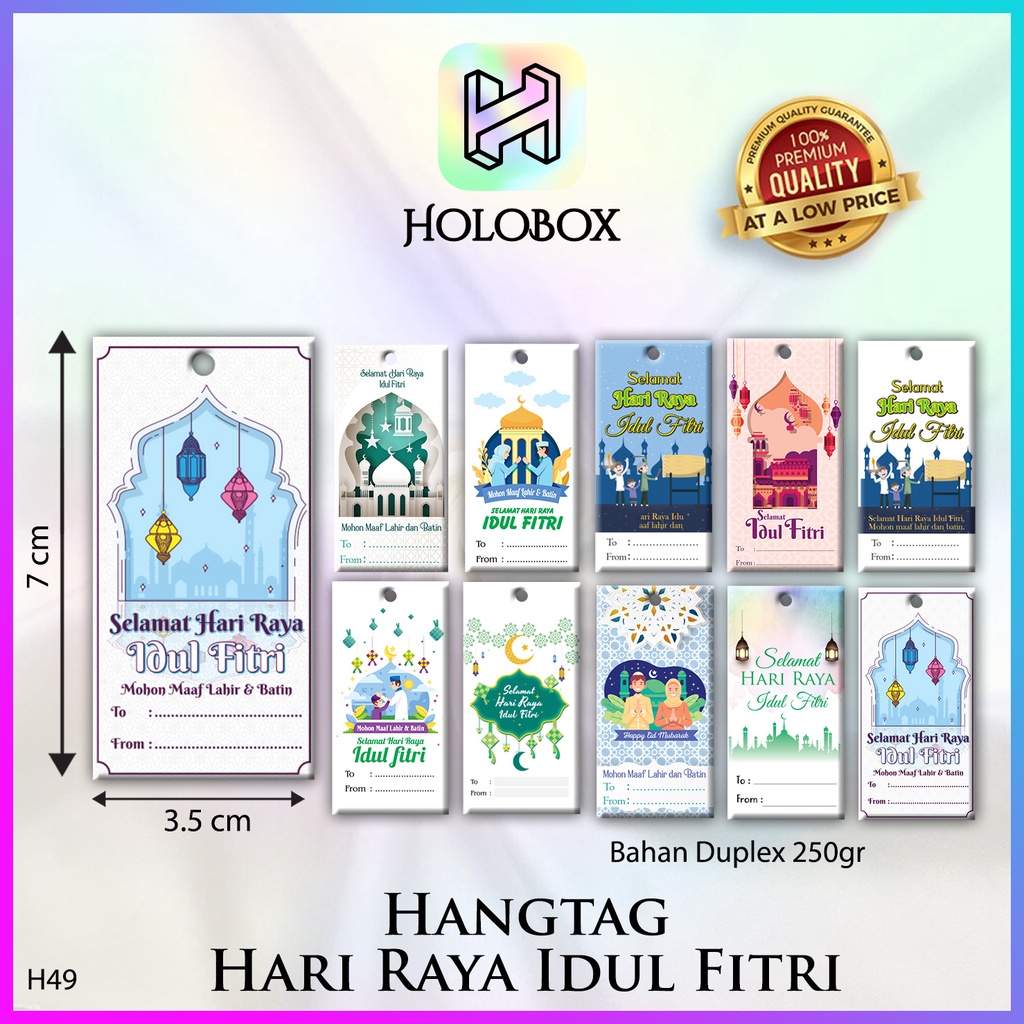 

Hangtag|Hangtag Murah|Hangtag Lebaran|Hangtag Idul Fitri|4x8|H49